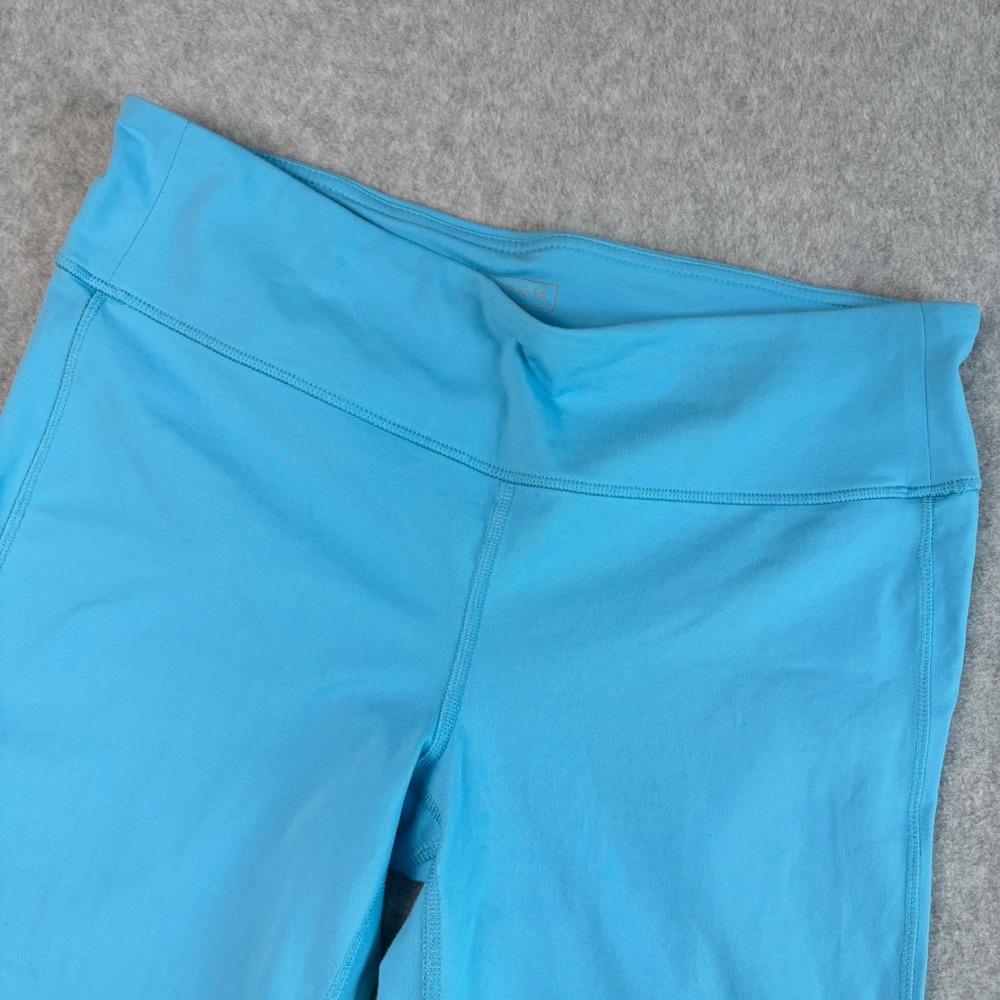 Athleta XL Blue Capri Yoga Pants Athletic Workout Activewear Womens